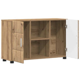 Sideboard with Shelf FLORIN Artisan Oak 88.5 x 30.5 x 55.5 cm 880300