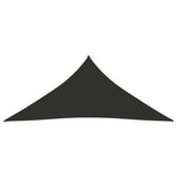 Sunshade Sail Oxford Fabric Triangular 5x6x6 m Anthracite 135126