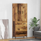 Highboard Old Wood 69.5 x 34 x 180 cm Engineered Wood 3415714