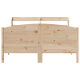 Bed Frame without Mattress 160x200 cm Solid Wood Pine 3306960
