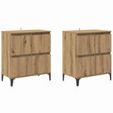 Sideboards 2 pcs Artisan Oak 60 x 35 x 70 cm Engineered Wood 3415577