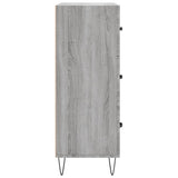Sideboard Grey Sonoma 69.5x34x90 cm Engineered Wood 827850
