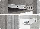 Wall-Mounted Side Table Concrete Grey 87.5 x 34.5 x 17 cm 897988