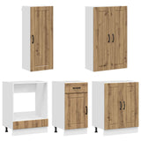 Kitchen Unit LUCCA 5 pcs Artisan Oak Engineered Wood 3438274