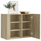 Wall Cabinet Sonoma Oak 75x35x60 cm Engineered Wood 848425