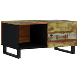 Coffee Table 80x50x40 cm Solid Wood Reclaimed&Engineered Wood 350634
