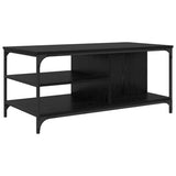 Coffee Table Black Oak 100 x 50 x 45 cm Engineered Wood 886242