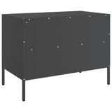 TV Cabinet Black 68x39x50.5 cm Steel 843042
