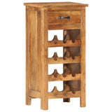 ZNTS Wine Cabinet 40x30x80 cm Solid Acacia Wood 287482