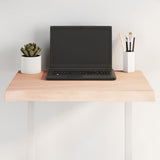Table Top 60x60x cm Untreated Solid Wood Live Edge 363870
