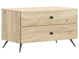Bedside Cabinet Sonoma Oak 62 x 34.5 x 47.5 cm Engineered Wood 895467