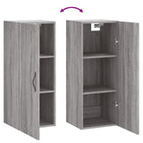 Wall Mounted Cabinet Grey Sonoma 34.5x34x90 cm Engineered Wood 835000