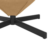 Egg Chair Brown 63 x 73 x 90 cm Velvet 42002764