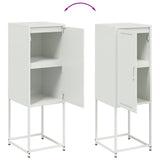 Highboard White 36x39x107 cm Steel 846535