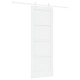 Sliding Door 73.5 x 198.5 cm Engineered Wood White 3450146
