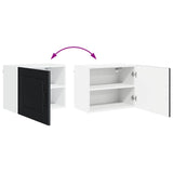 Wall Cabinet PORTO 2 pcs Black 50 x 31 x 40 cm Engineered Wood 885248