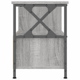 TV Cabinet Grey Sonoma 90x33x45 cm Engineered Wood&Iron 831796