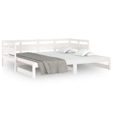 Pull-out Day Bed without Mattress White 2x cm 820318