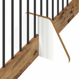 Foldable Dog Gate with Stands 4 pcs Old Wood 401 cm 892035