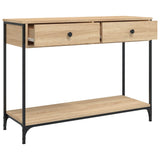 Console Table Sonoma Oak 100x34.5x75 cm Engineered Wood 834171