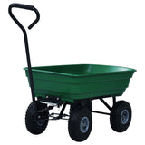 Garden Tipping Hand Cart 300 kg 75L Green 145507