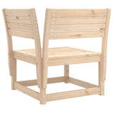 3 Piece Garden Sofa Set Solid Wood Pine 3216985