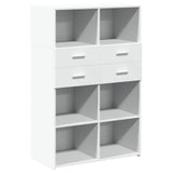 Highboard White 80x42.5x124 cm Engineered Wood 3281385