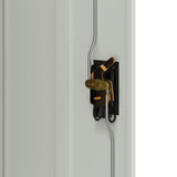 File Cabinet Light Grey 90x40x105 cm Steel 339737