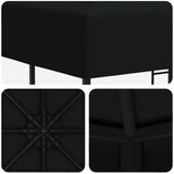 Gazebo 3 x 3 m Black Polyester and Steel 190 gsm 900334