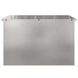 Outdoor Storage Box Silver 80 x 50.5 x 50 cm Steel 874571