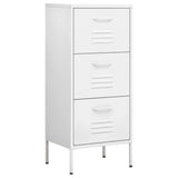 Storage Cabinet White 42.5x35x101.5 cm Steel 336188