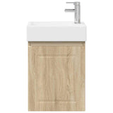 Bathroom Vanity Unit with Tap Sonoma Oak 45.5 x 22.5 x 84 cm 889513