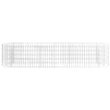 Gabion Raised Bed Galvanised Iron 260x50x50 cm 152026