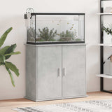Aquarium Stand Concrete Grey 81x36x73 cm Engineered Wood 833627