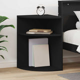 End Table Black 39.7 x 39.7 x 60 cm Engineered Wood 891131