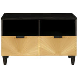 TV Cabinet Black and Gold 70 x 33 x 46 cm Engineered wood 4017829