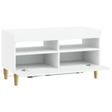 LED TV Cabinet White Engineered Wood 896775