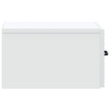 Wall-Mounted Bedside Cabinet 2 pcs White 34.5 x 33 x 20 cm 898596