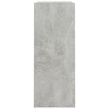 2-Tier Book Cabinet Concrete Grey 80x30x76.5 cm Engineered Wood 801003