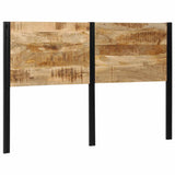 Headboard 160 cm Solid Wood Mango and Iron 4017552