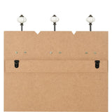 Wall-mounted Coat Rack with 6 Hooks 120x40 cm LIVE LIFE 245849