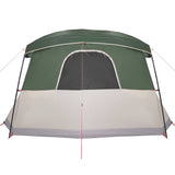 Camping Tent with Porch 4-Person Green Waterproof 94536