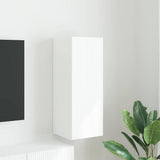 TV Wall Cabinet White 30 x 31 x 80 cm Engineered Wood 892289