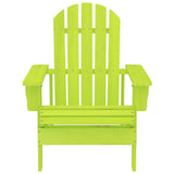 Garden Chair Green Solid Fir Wood Large Ergonomic 315876