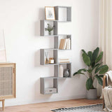Wall Cube Shelves 6 pcs Grey Sonoma 30x15x30 cm 815884