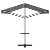 Free Standing Awning Grey 5 x 3 m Polyester 42033633