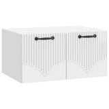 Wall-Mounted TV Cabinet High Gloss White 59.5 x 41 x 30 cm 899019