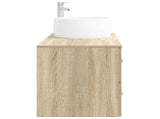Bathroom Furniture Set 2 pcs Sonoma Oak Engineered Wood 3404002