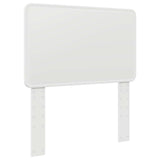 Bed Frame with Headboard White 90 x 190 cm Engineered Wood 3412837
