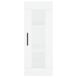 Highboard White 34.5x34x180 cm Engineered Wood 3199385